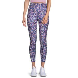 Avia Womens High-Waist Multicolor Activewear Leggings Size Medium (8-10)